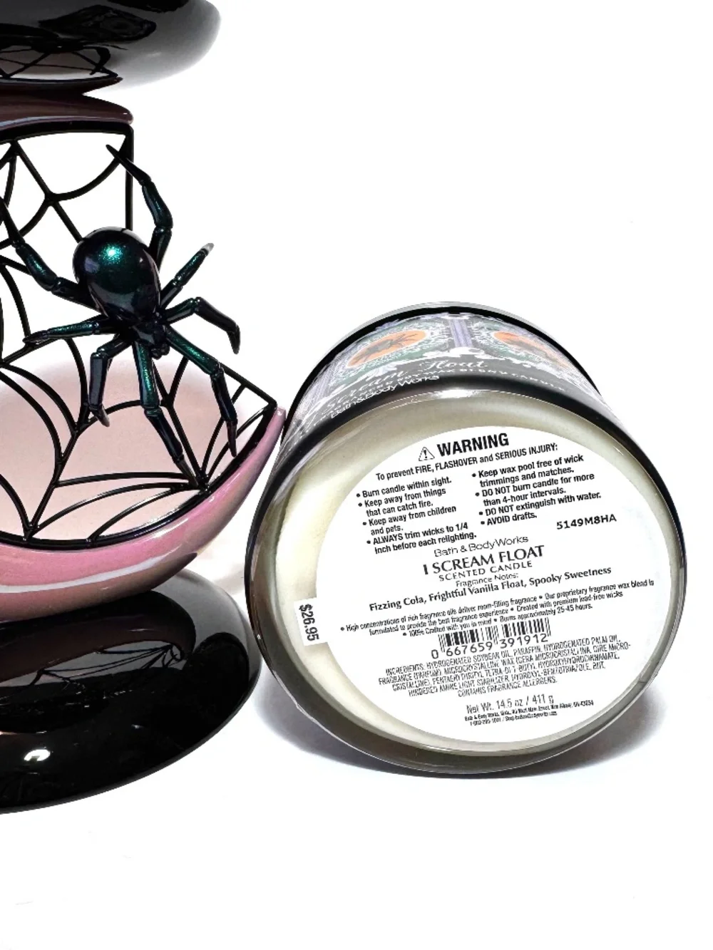 SPIDER & MOON Candle Holder & Candle